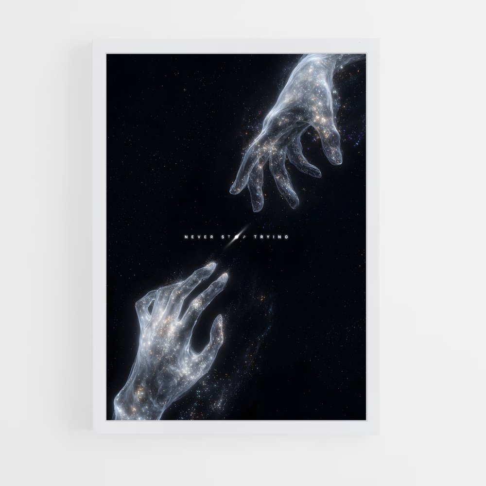 Poster Connexion Cosmique – affiche Art spatial (vue 3)